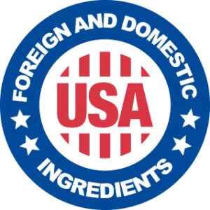 Foreign and Domestic USA Ingredients